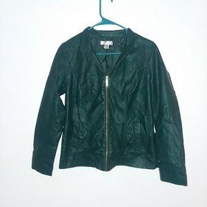 Faux Leather Jacket